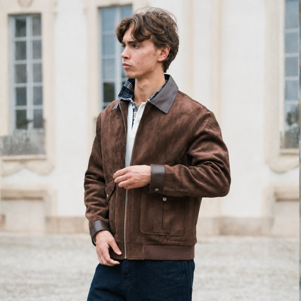 Suede Leather Jacket