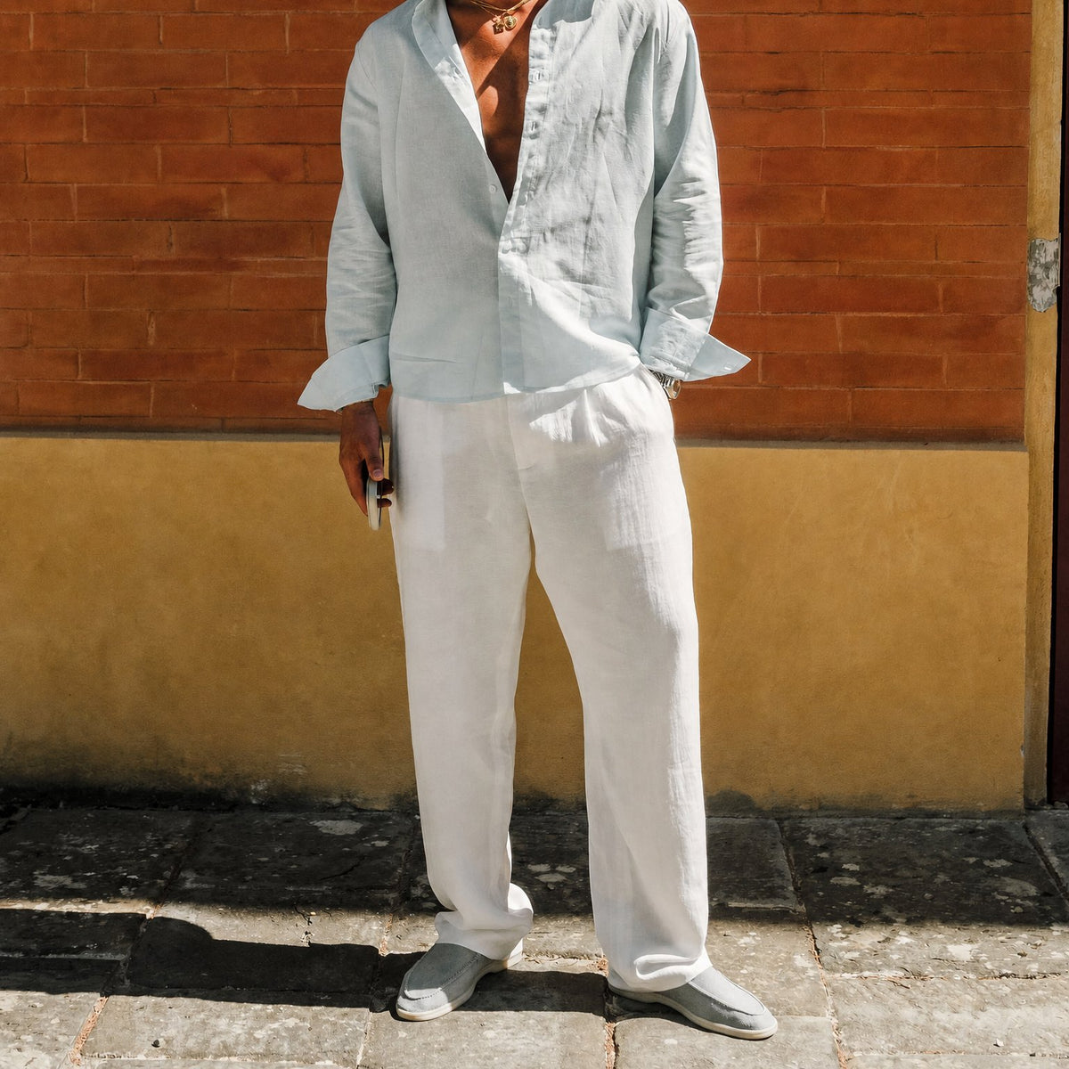 Linen Pants Relaxed Fit