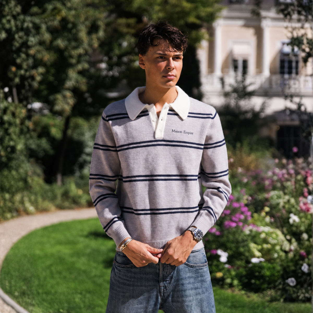 Racquet Wool Sweater