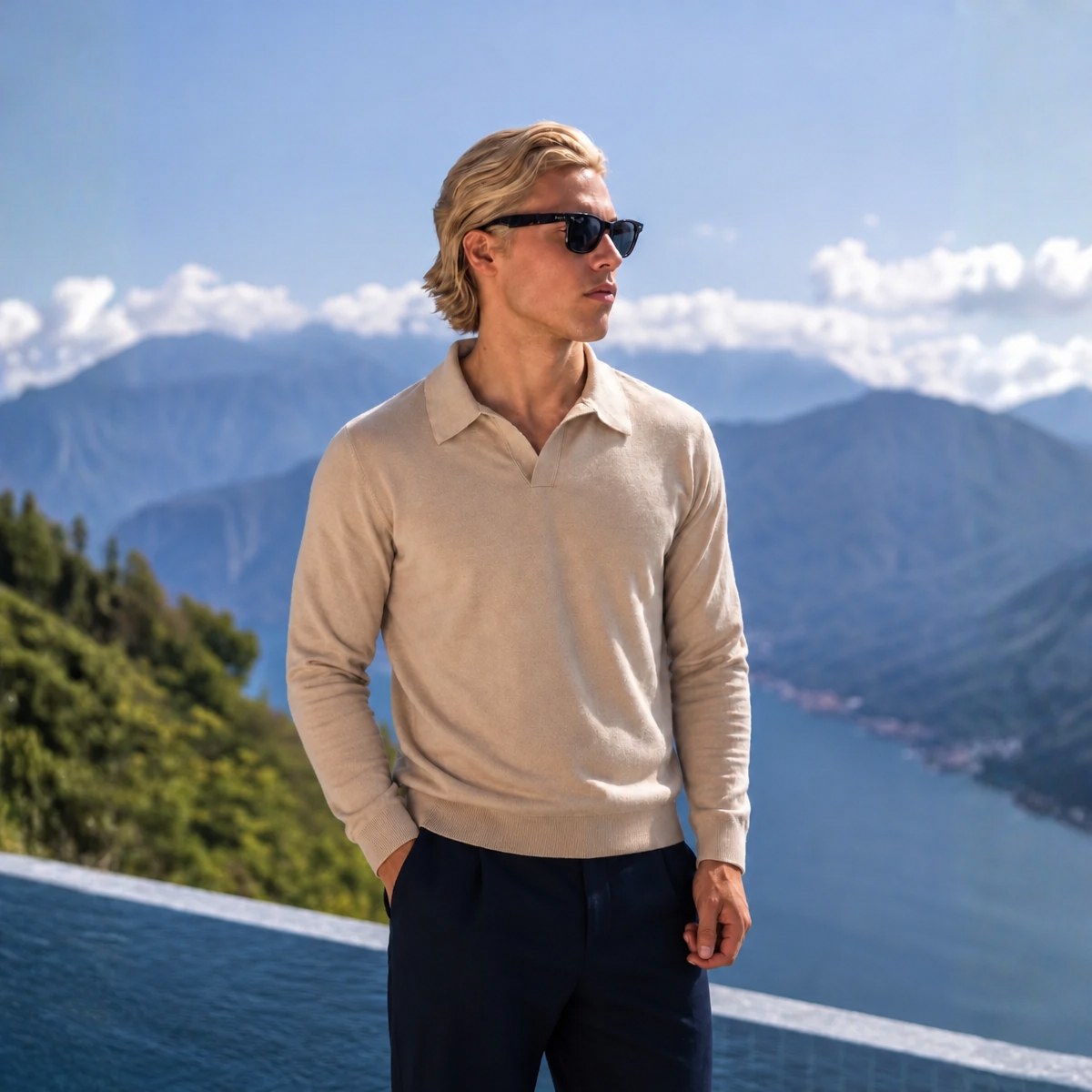 Varenna Longsleeve Polo