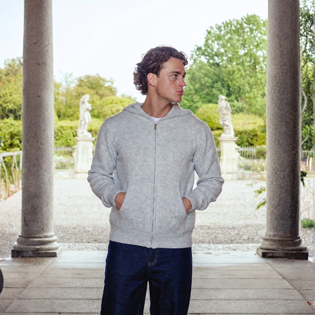 Mohair Zip Hoodie