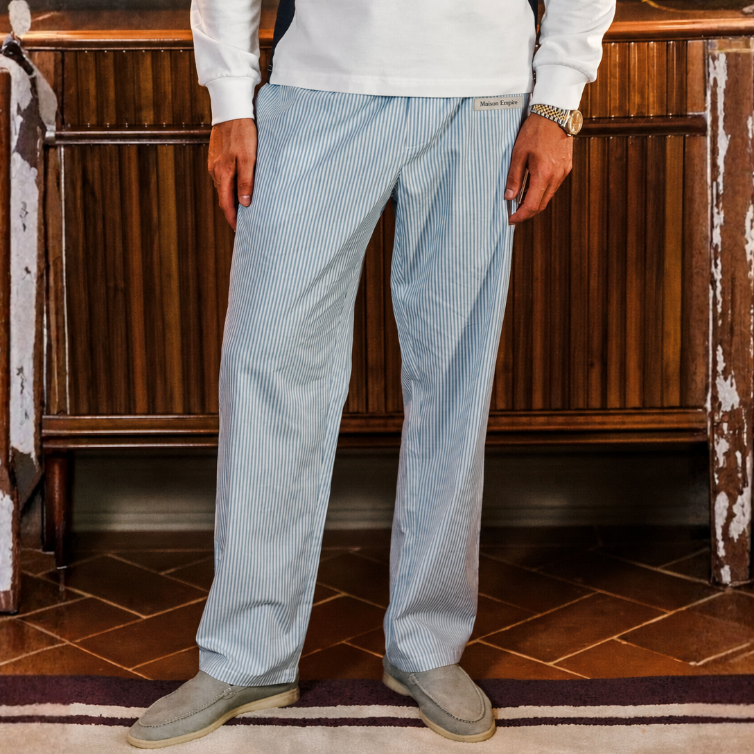 Yacht Club Striped Pants
