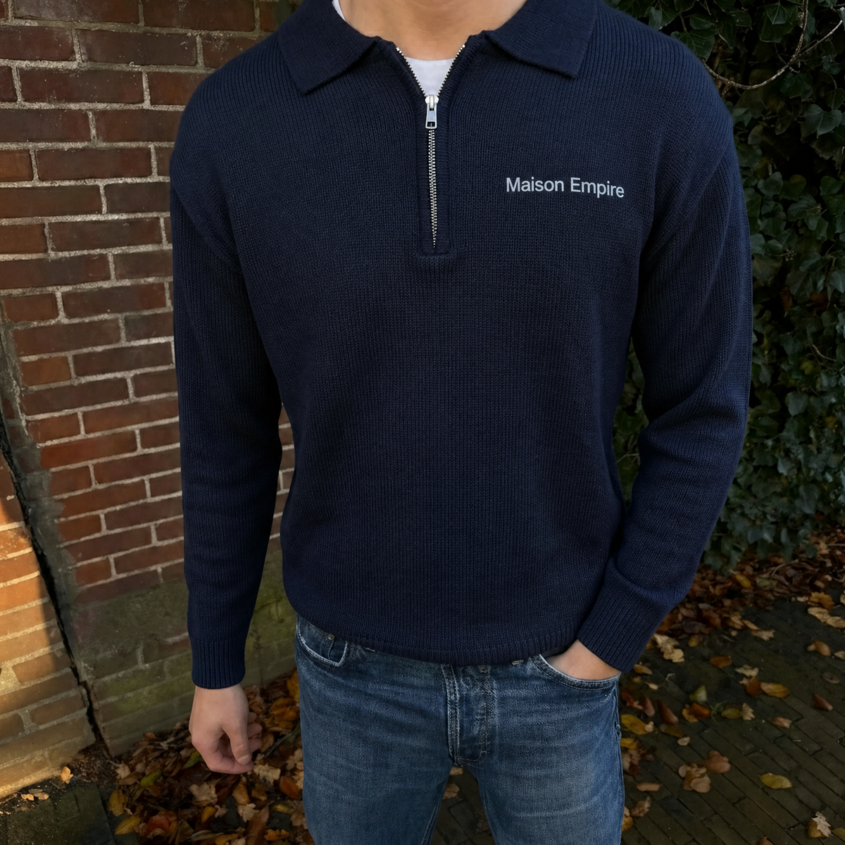Wool Half Zip