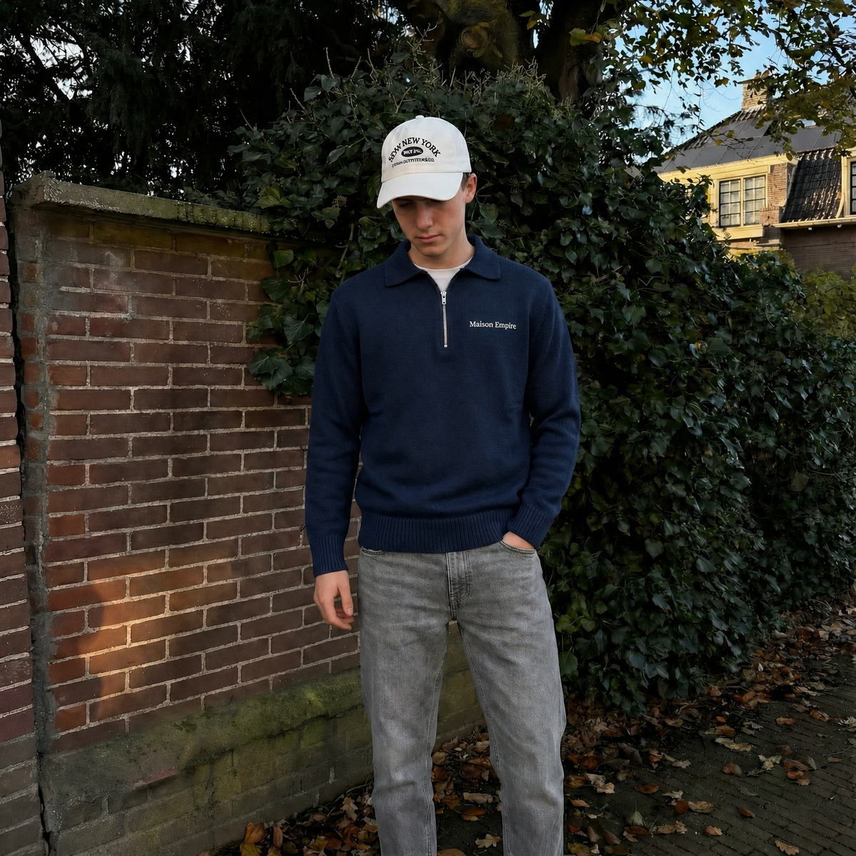 Wool Half Zip