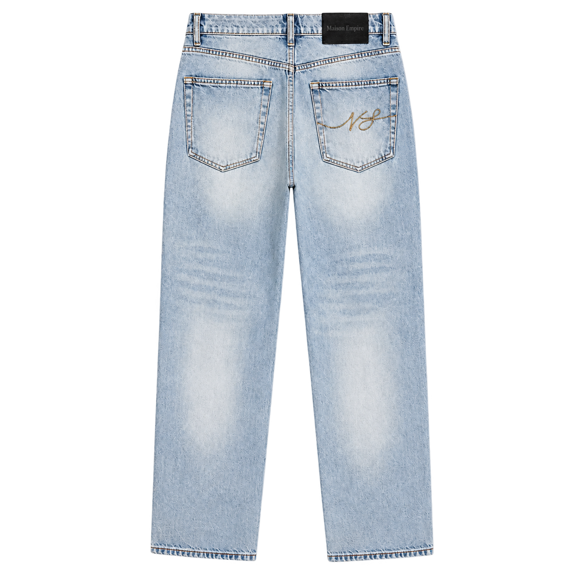 Relaxed Straight Fit Jeans Blue