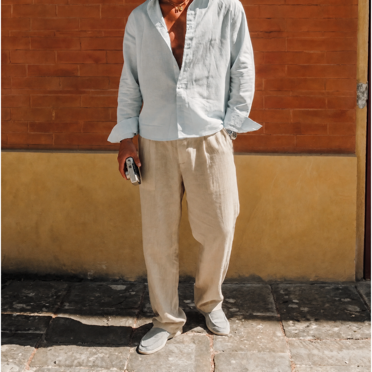 Linen Pants Relaxed Fit
