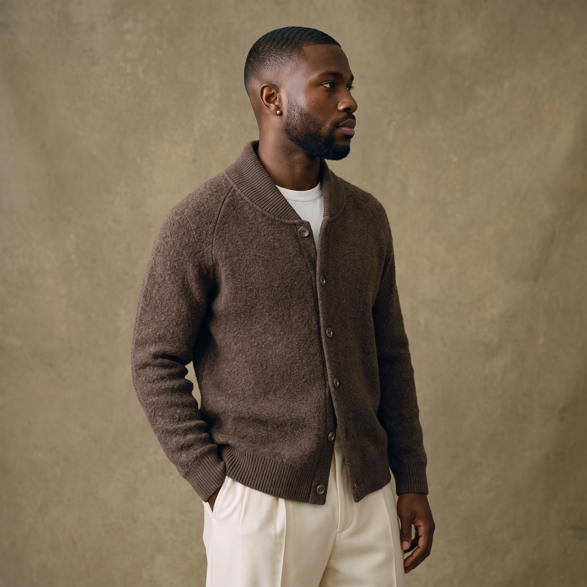 MOCHA CARDIGAN SWEATER