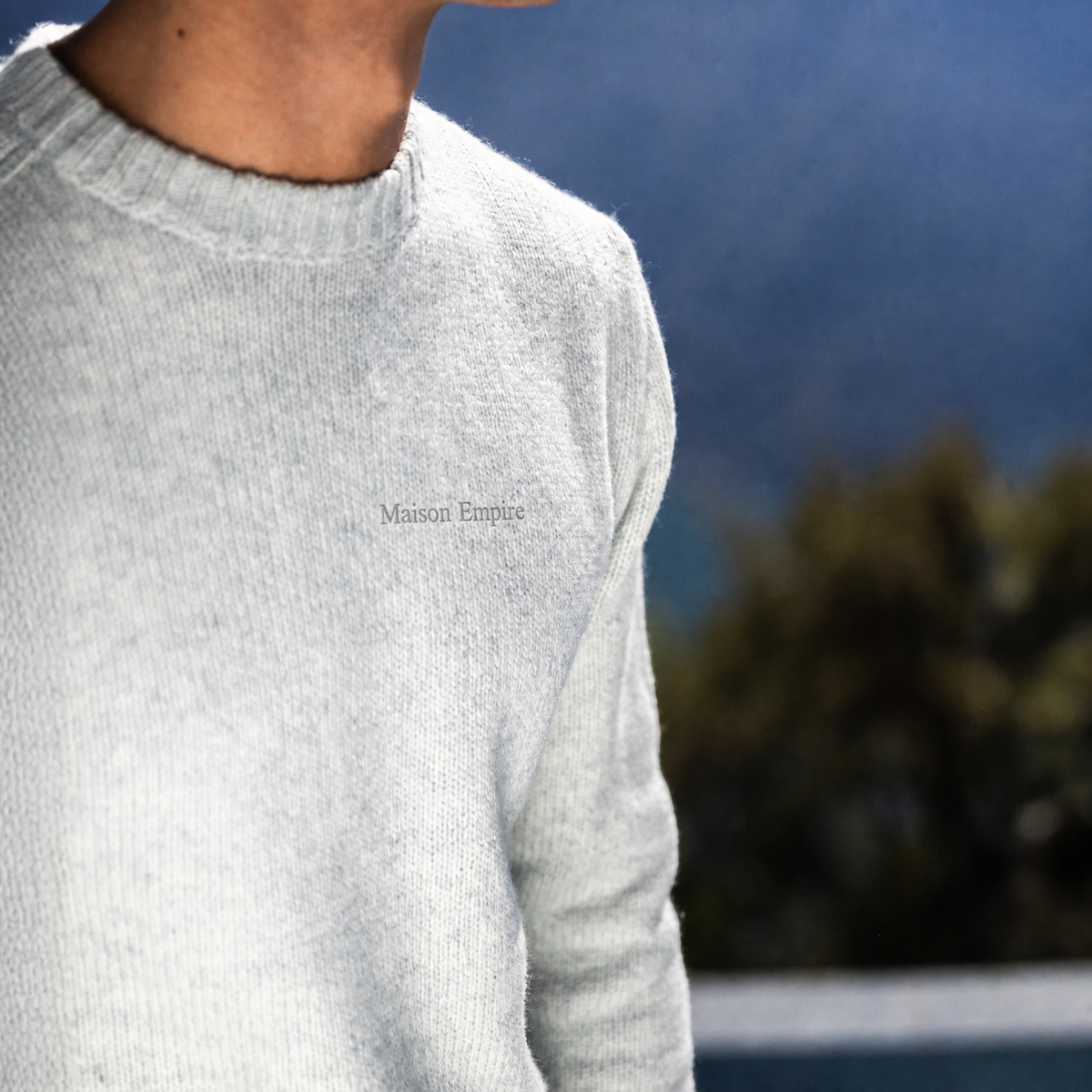 Mélange Knit Sweater