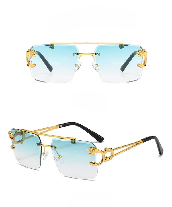 Lunette de soleil luxe Modèle Menthe Givrée - Collection Révélation