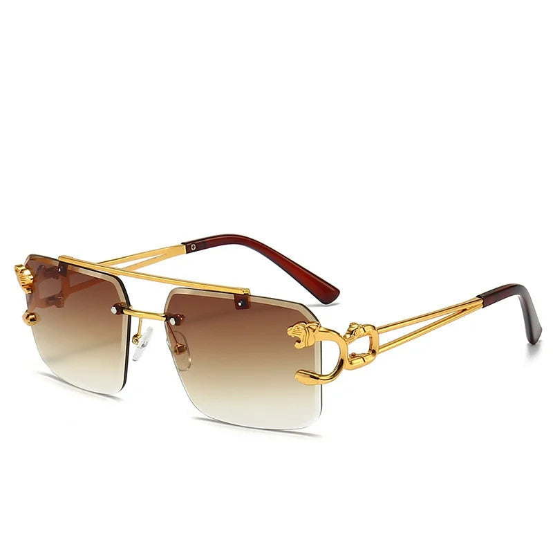 Lunette de soleil luxe Modèle Rayon(marron)  - Collection Révélation