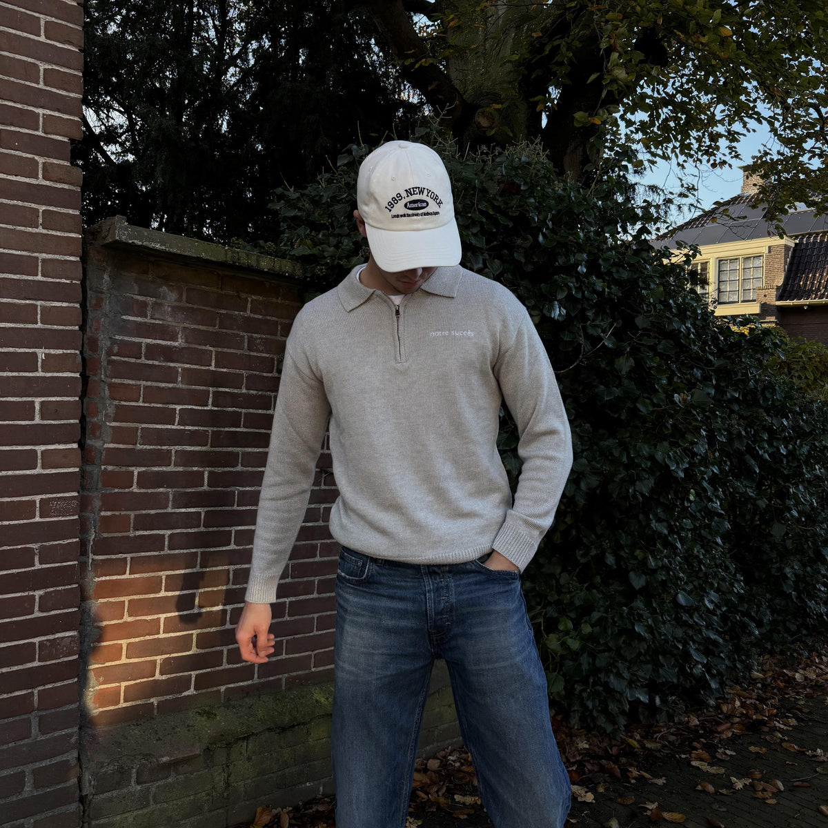 Wool Half Zip