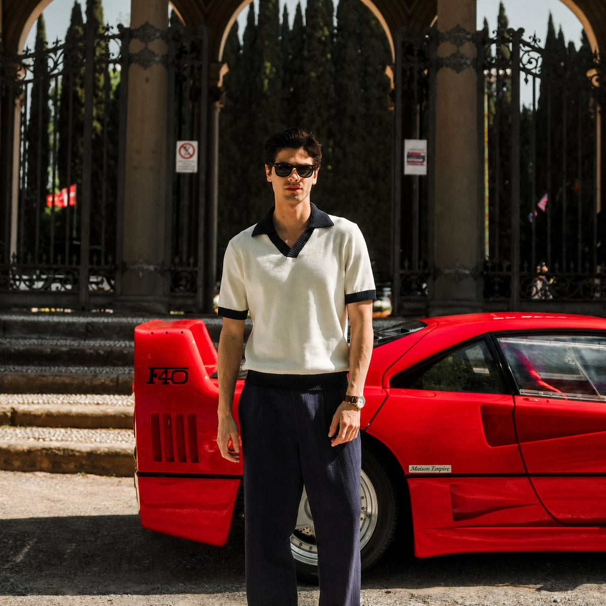 Chevron Polo Shirt