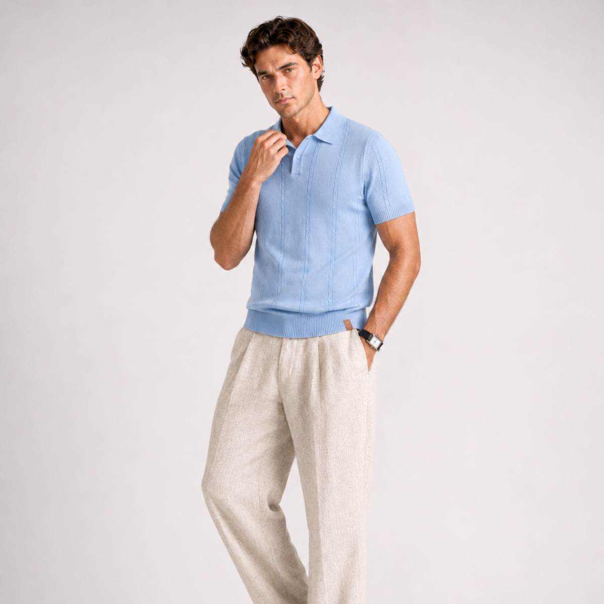 ESSENTIAL SEA BLUE POLO (GIFT)