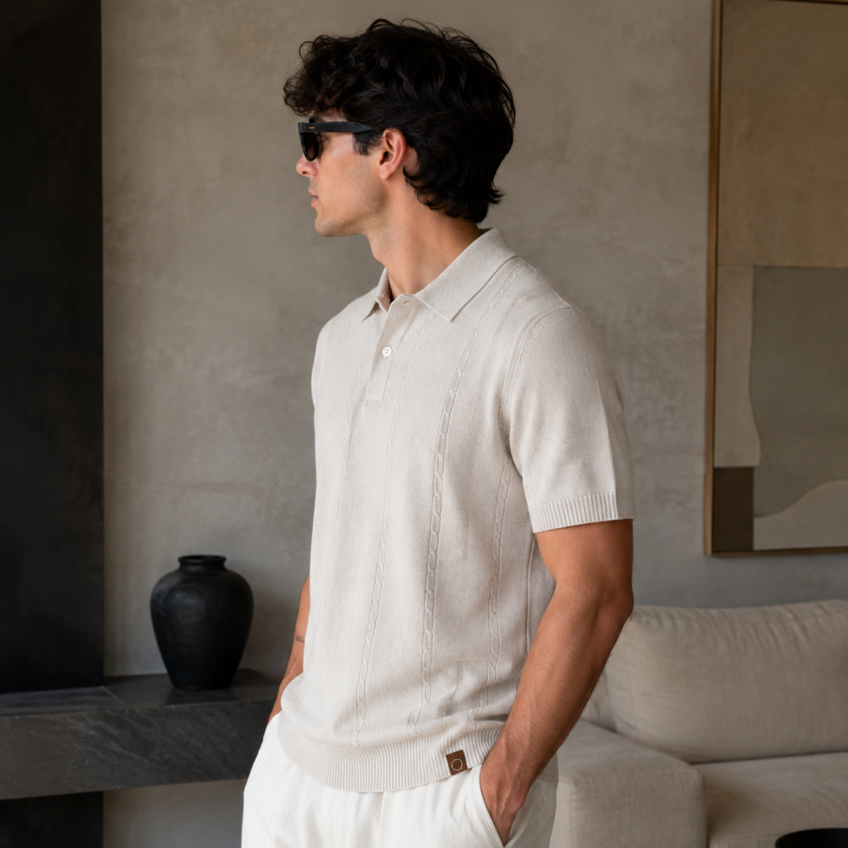 ESSENTIAL BEIGE POLO