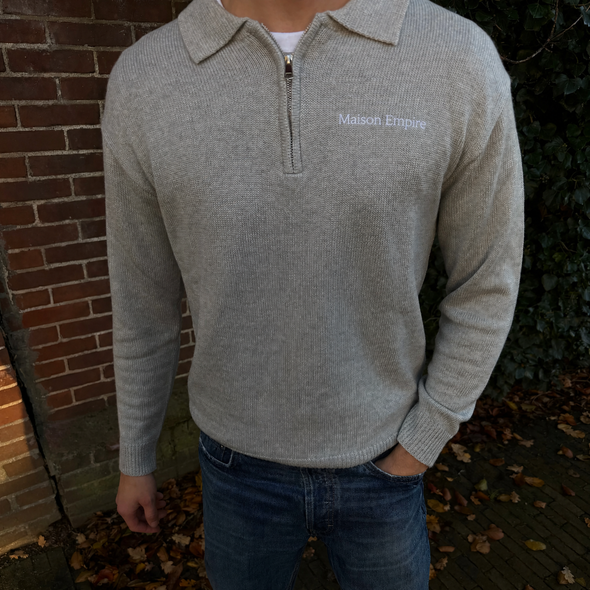 Wool Half Zip