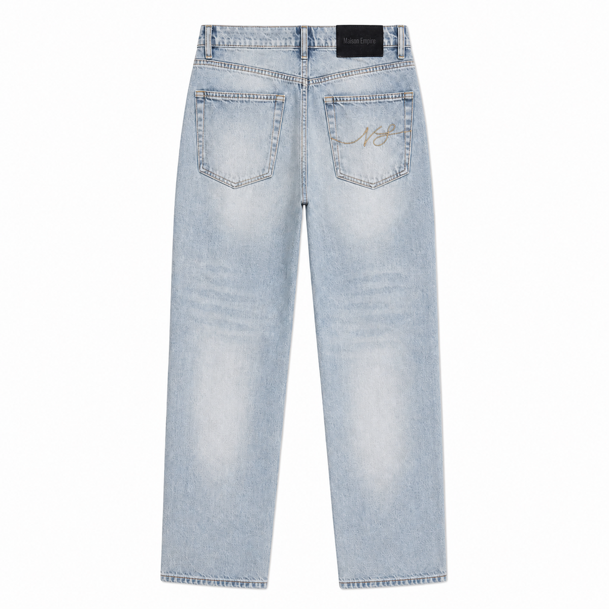 Relaxed Straight Fit Jeans Blue